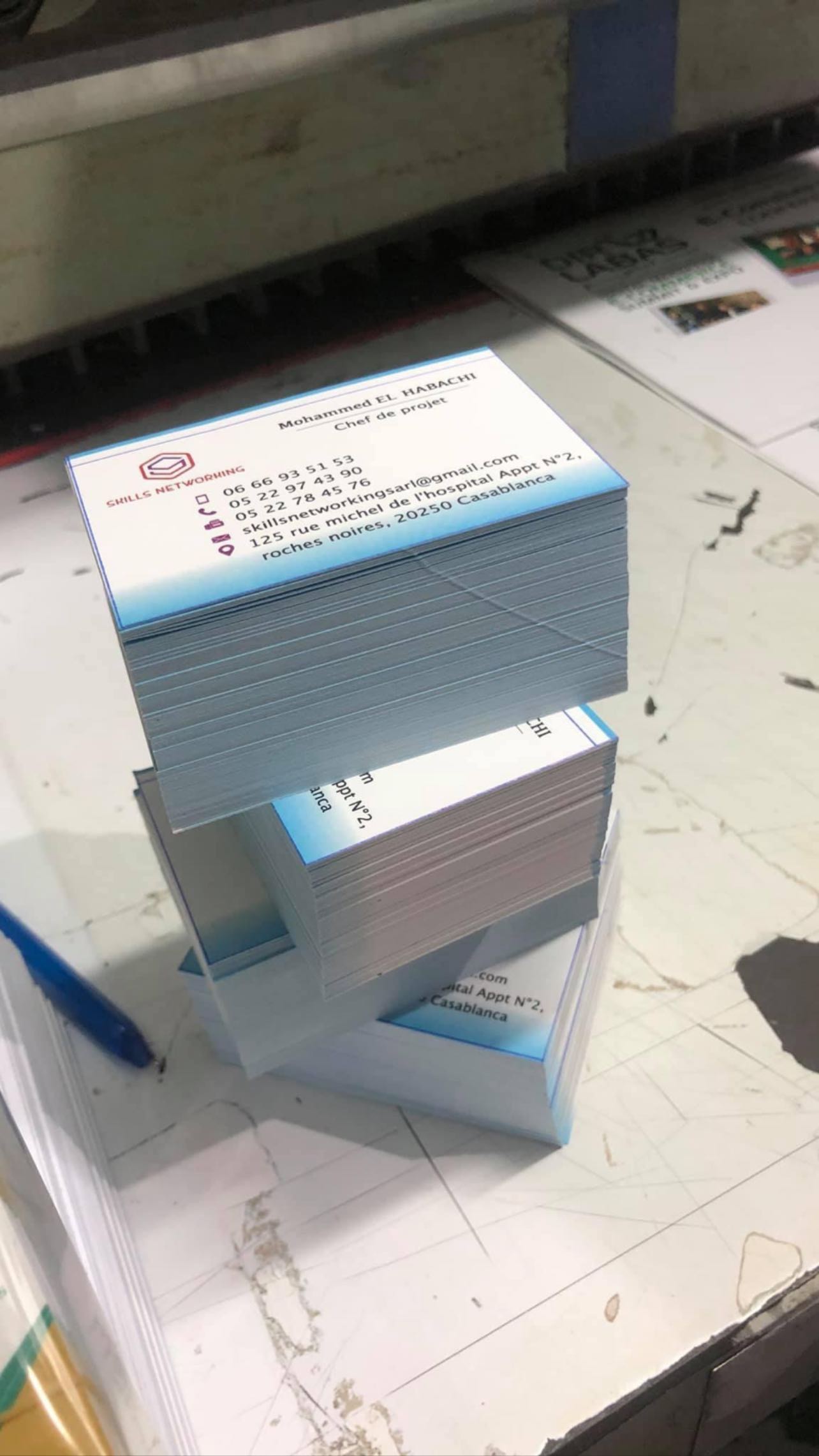 Cartes de visite Premium